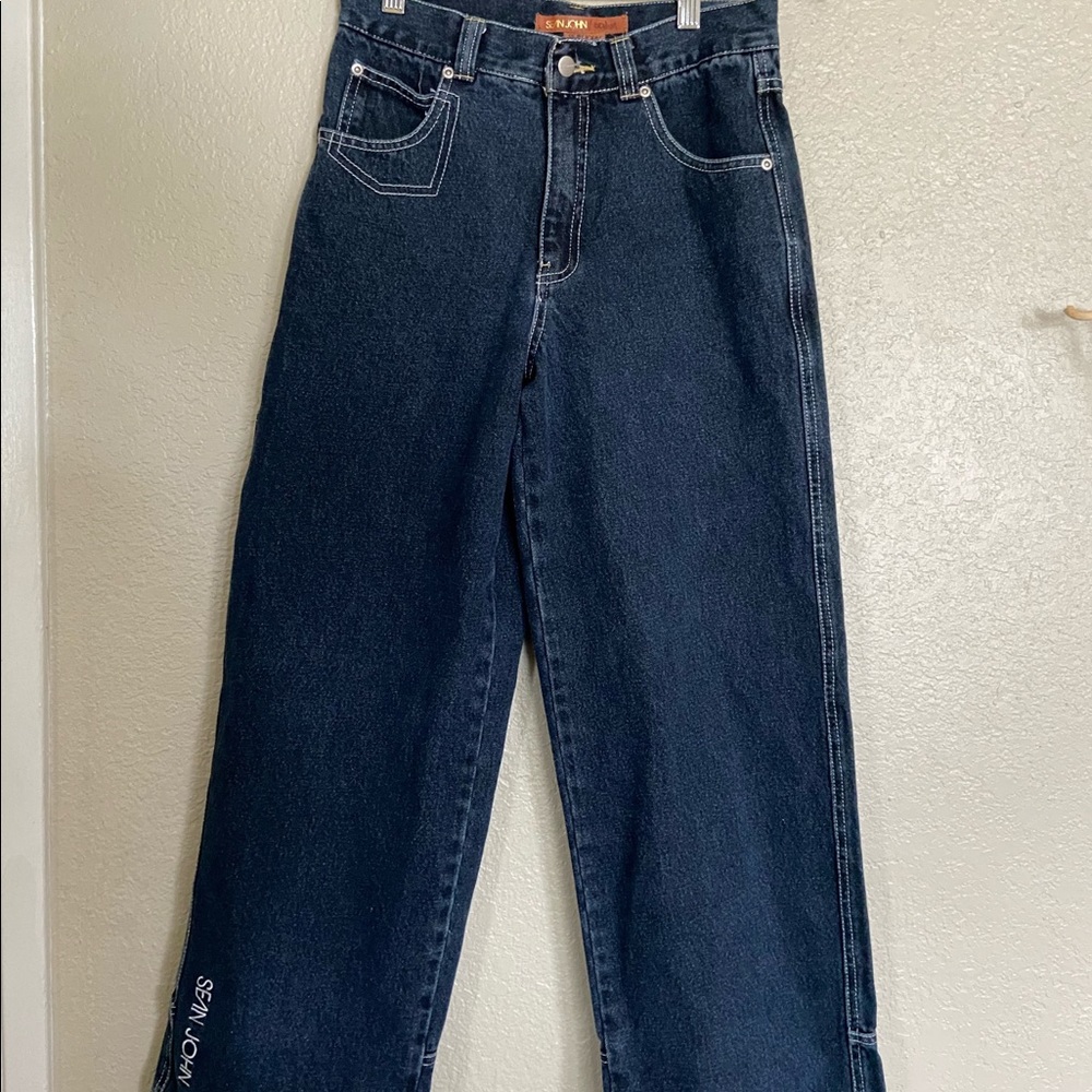 SEAN JOHN|Embroidered Jeans|Blur Pants|Denim